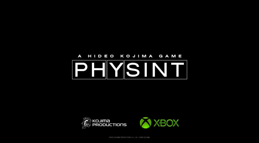 PHYSINT: Xbox sarà publisher del nuovo gioco di Kojima