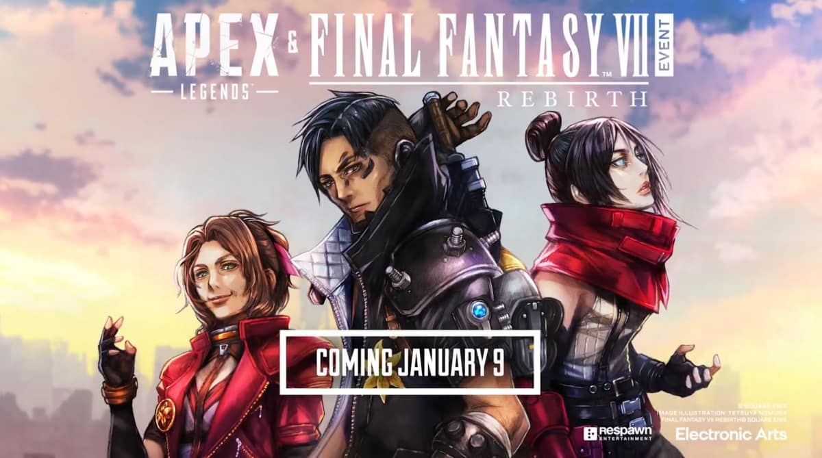 FINAL FANTASY VII REBIRTH si unisce ad Apex Legends per il più grande evento crossover a tempo limitato