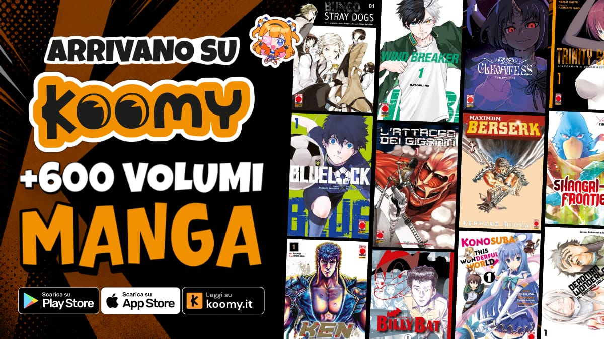 Koomy amplia il catalogo manga con Planet Manga