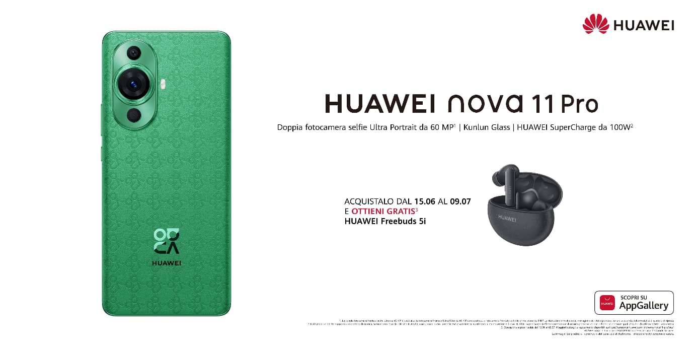 HUAWEI nova 11 Pro: Arriva in Italia il nuovo smartphone di fascia media