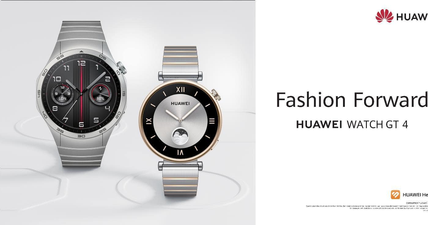 HUAWEI: Arriva in Italia HUAWEI WATCH GT 4