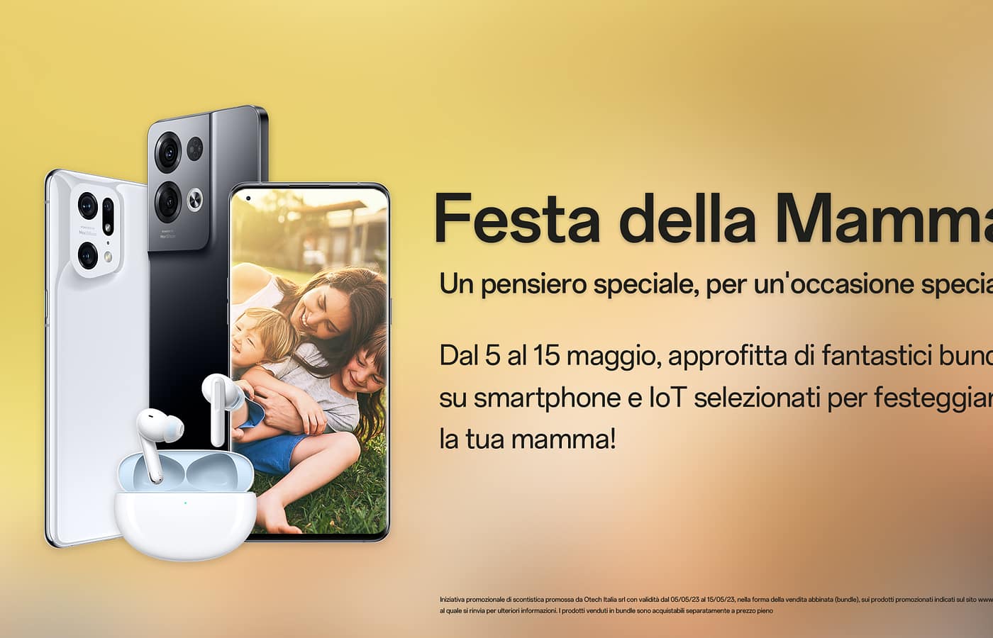 OPPO: Tante offerte per la festa della mamma