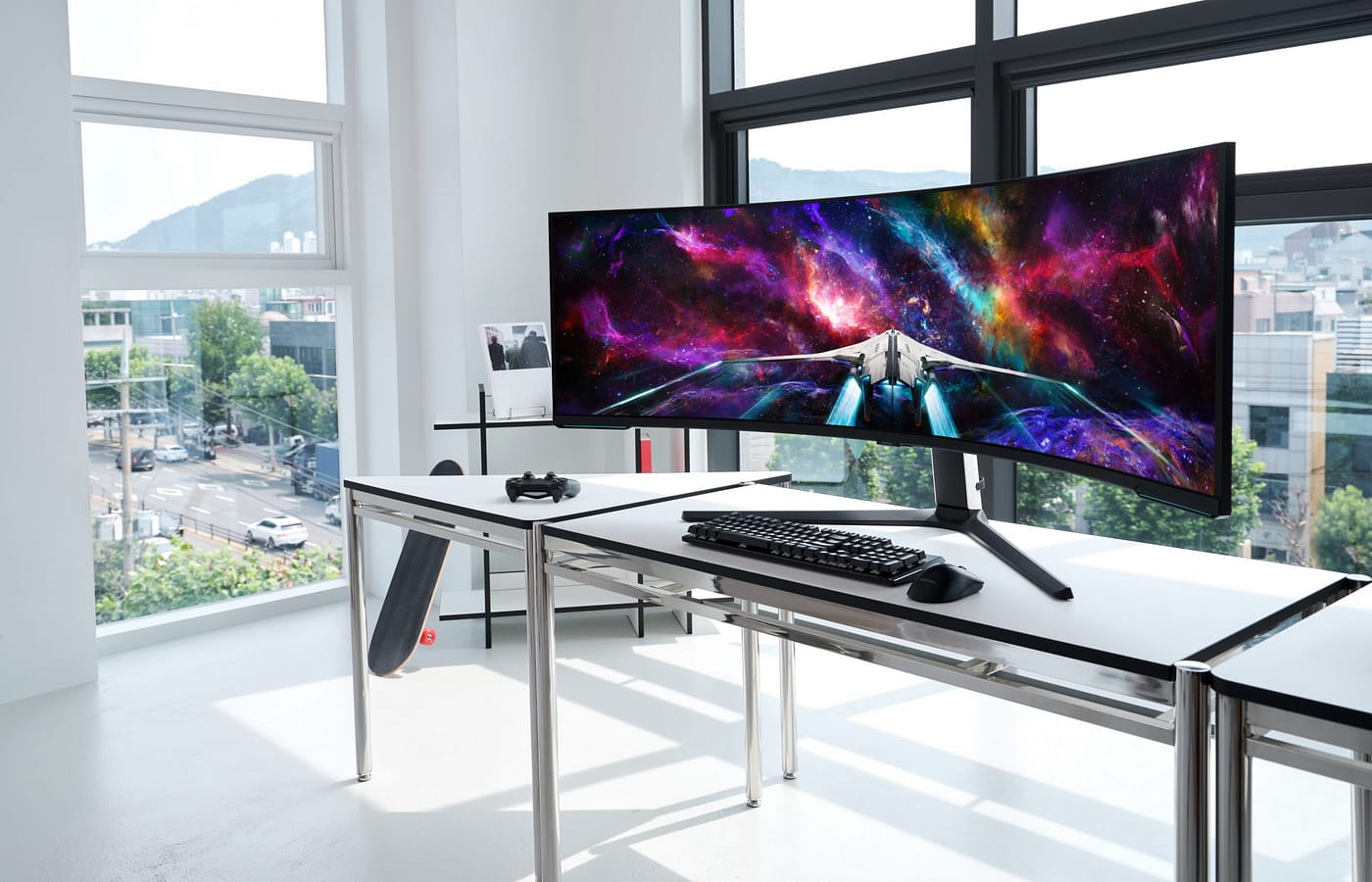 Samsung: Alla Gamescon presentato il monitor Odyssey Neo G9 da 57″