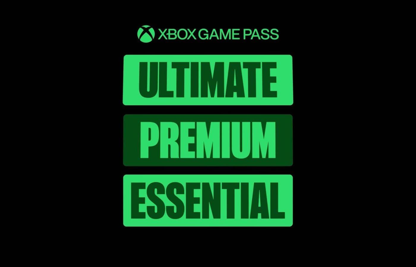 Xbox rinnova Game Pass con i piani Essential, Premium e Ultimate