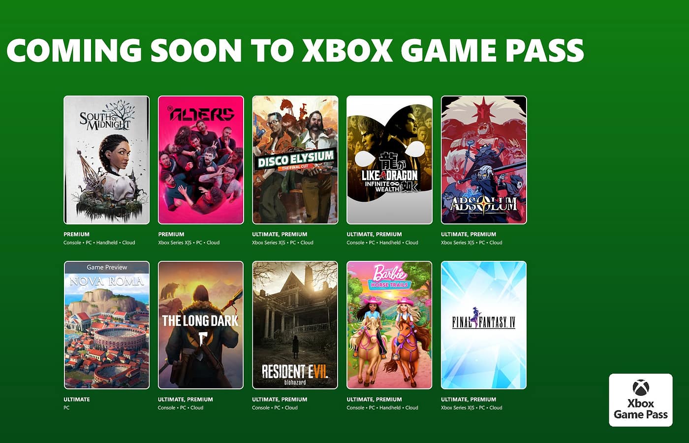 Xbox Game Pass: i nuovi giochi di marzo 2026