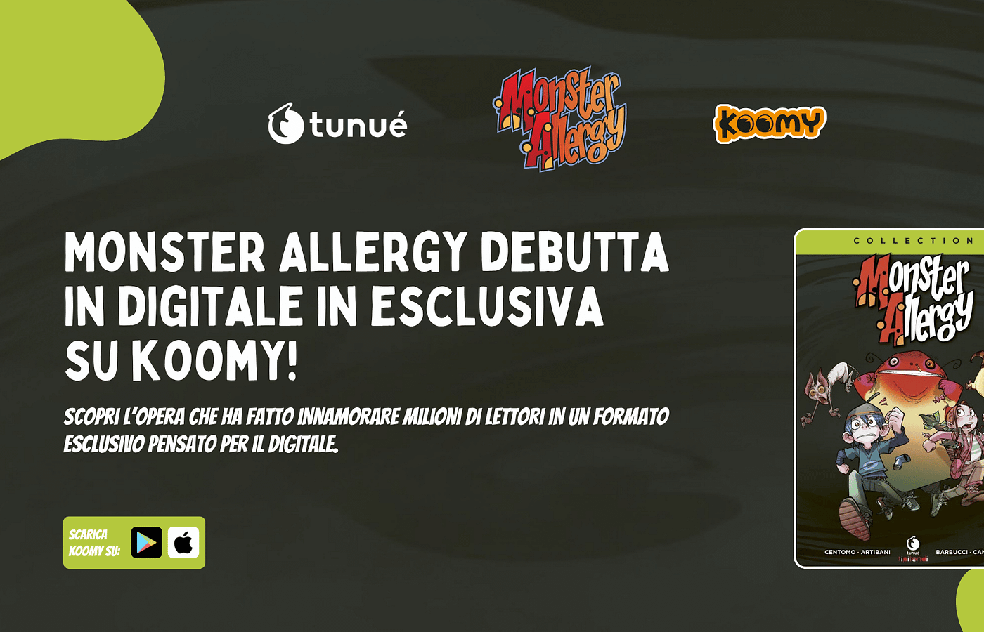 Monster Allergy arriva in digitale: Tunué lancia la serie su Koomy