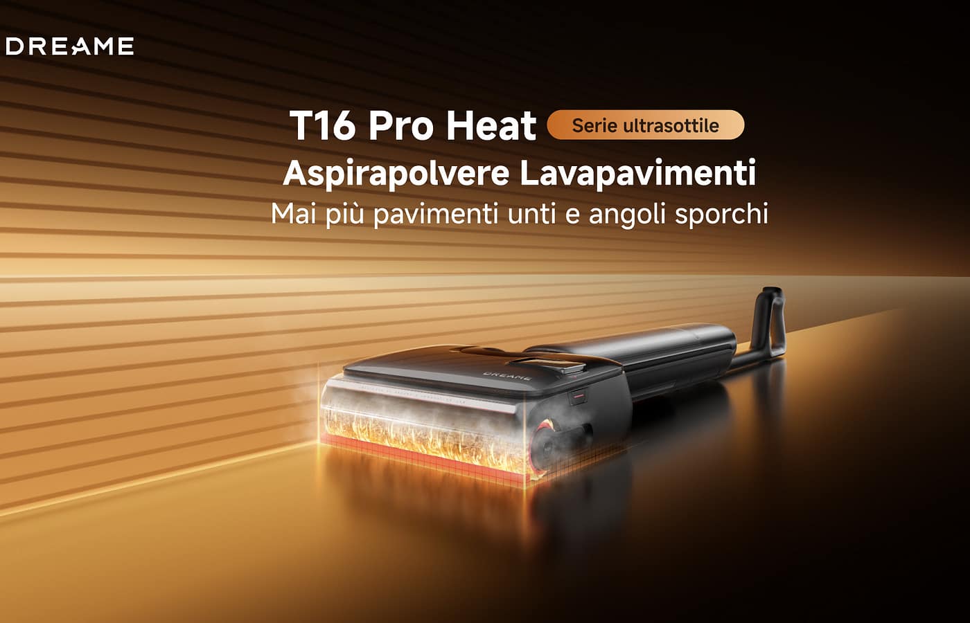Dreame lancia il nuovo lavapavimenti top di gamma T16 Pro Heat