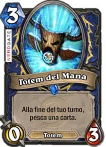 hearthstone mid range shaman deck cards totem del mana