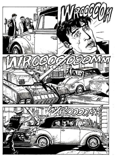 dylan dog numero 370 "il terrore" tavola