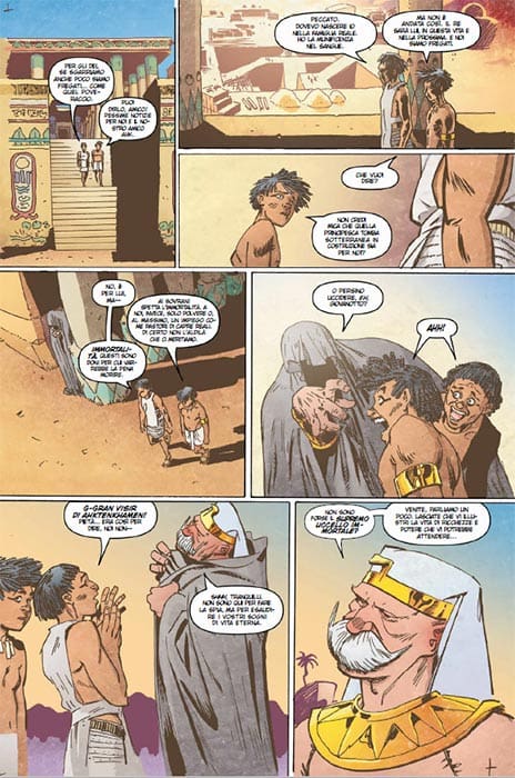 dirk gently fumetto tavole