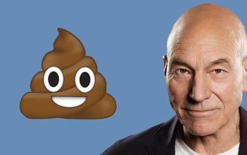 Patrick Stewart sarà la voce di Cacca in The Emoji Movie