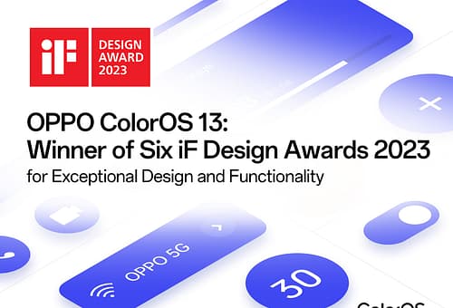 OPPO: ColorOS 13 premiata agli iF Design Awards 2023
