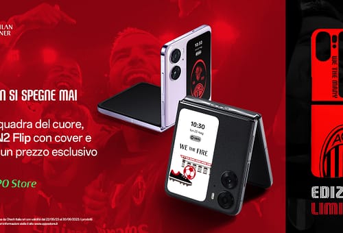 OPPO: Nuove capsule Collection AC Milan per FIND N2 Flip