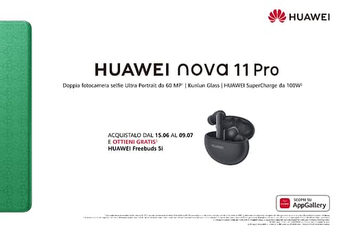 HUAWEI nova 11 Pro: Arriva in Italia il nuovo smartphone di fascia media