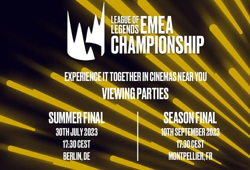 LEAGUE OF LEGENDS – EMEA CHAMPIONSHIP FINAL 2023 nei The Space cinema