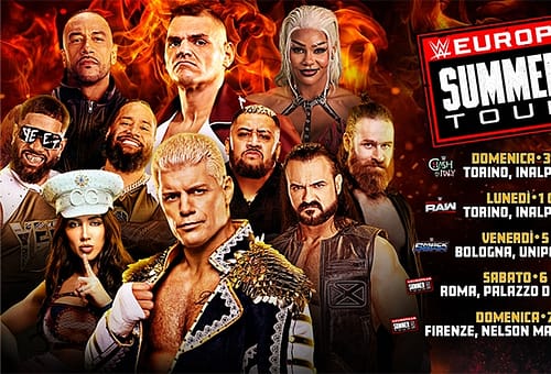 WWE: tutte le mappe e i prezzi ufficiali degli eventi italiani