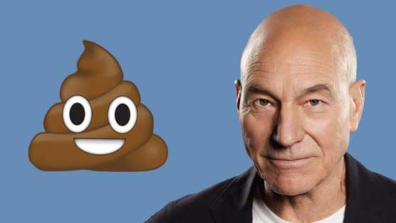 Patrick Stewart sarà la voce di Cacca in The Emoji Movie
