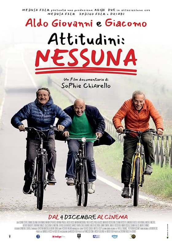 Attitudini: Nessuna – Aldo Giovanni e Giacomo tornano sul grande schermo in un documentario sulla loro carriera