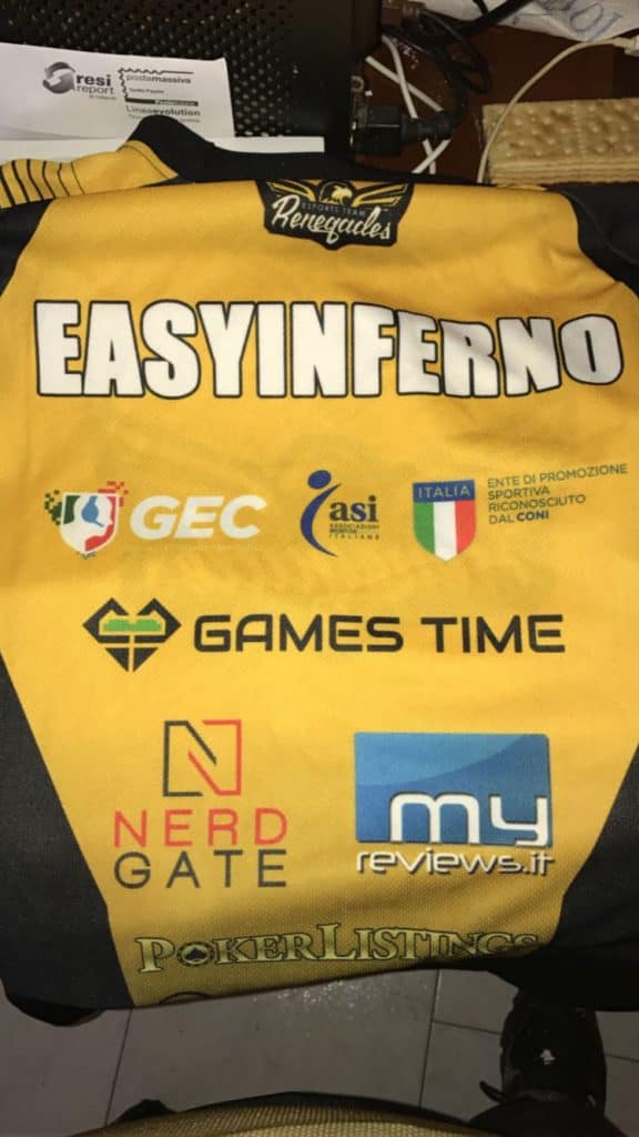 team renegades maglietta ufficiale