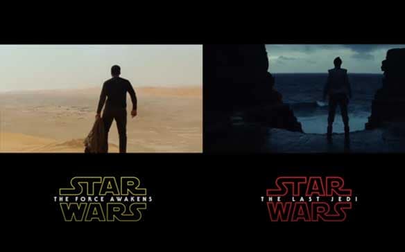 Le somiglianze tra il trailer di Star Wars 7 con con quello di Star Wars 8 sono sconcertanti