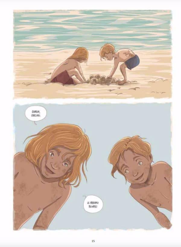 La memoria delle tartarughe marine tavole graphic novel