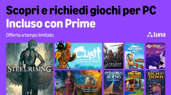 Novità Amazon Luna: i giochi di agosto