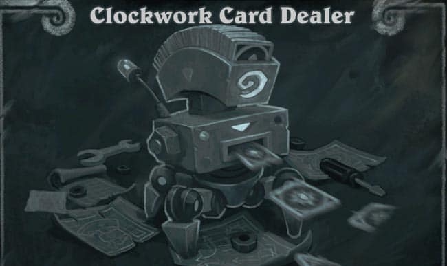 Hearthstone: Clockwork Card Dealer, ecco la nuova rissa settimanale