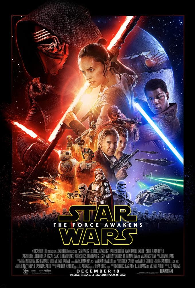 star wars il risveglio della forza poster