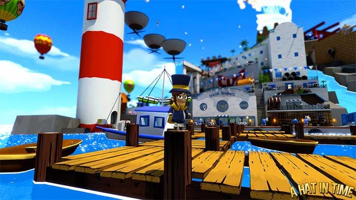 a hat in time, videogioco platform: screen gameplay