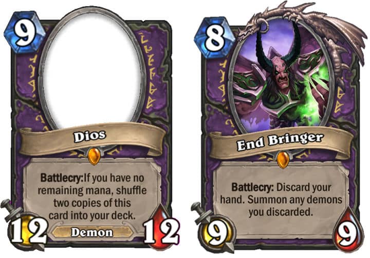 bozzetti carte hearthstone
