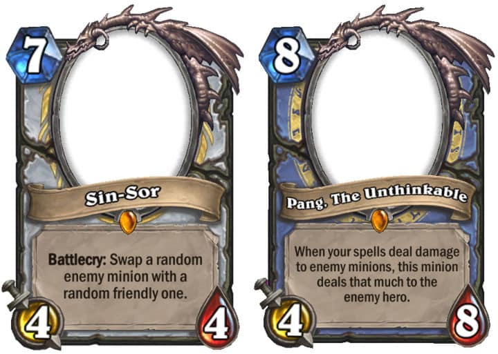 bozzetti carte hearthstone
