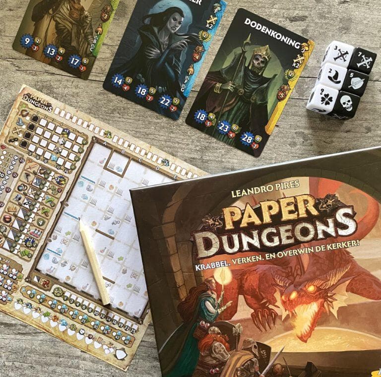 paper dungeons gioco da tavola