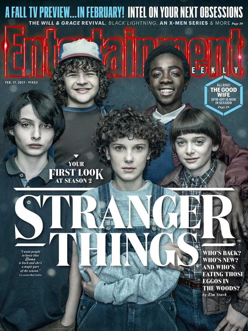 stranger things copertina EW