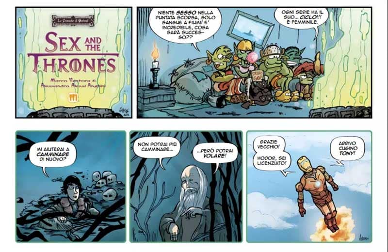 Le cronache di Gorlond: Sex and the Thrones tavola