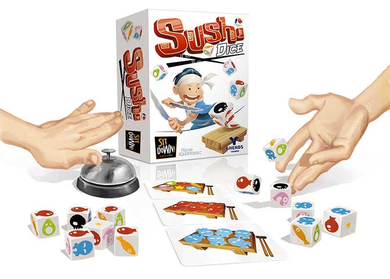 sushi games gioco da tavolo ghenos games