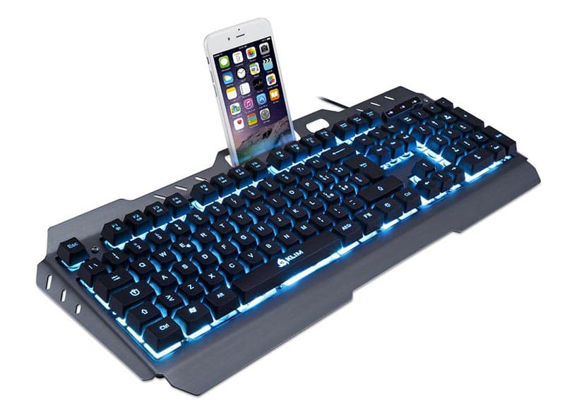 klim lightning tastiera gaming semi-meccanica in acciaio