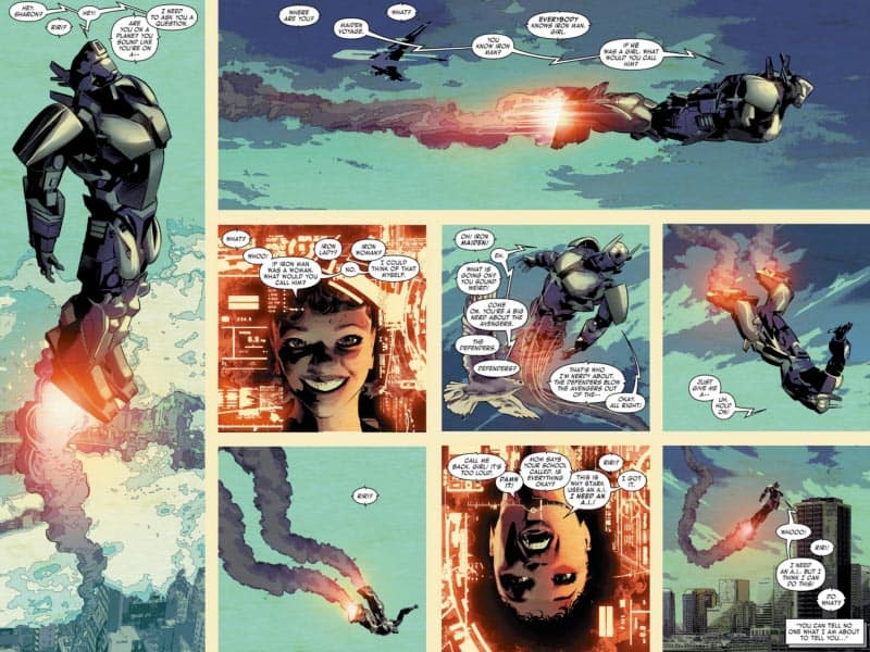 invincible iron man 8 tavola