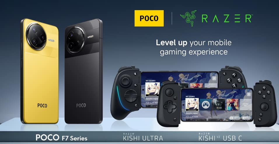 POCO F7Pro e Razer Kishi V2 Pro: Il comunicato stampa